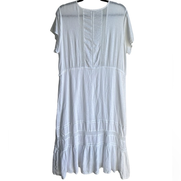 Rails  Kiki Midi Dress in White Lace Detail - Picture 5 of 16